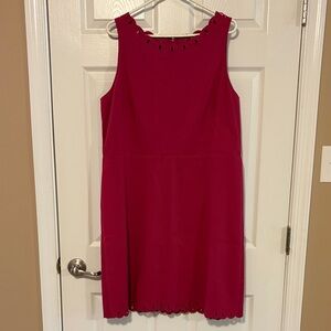 LOFT Fuchsia Sleeveless Mini Dress